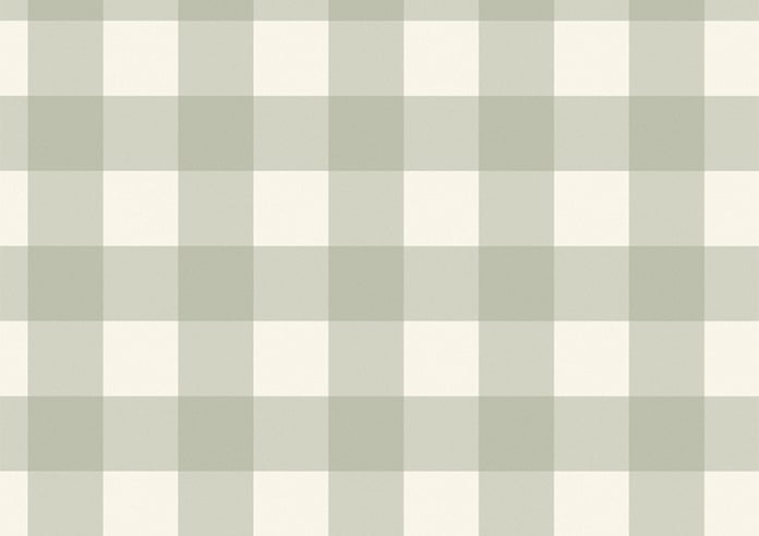Gingham, Bud Green - Roller Blind - Image 6